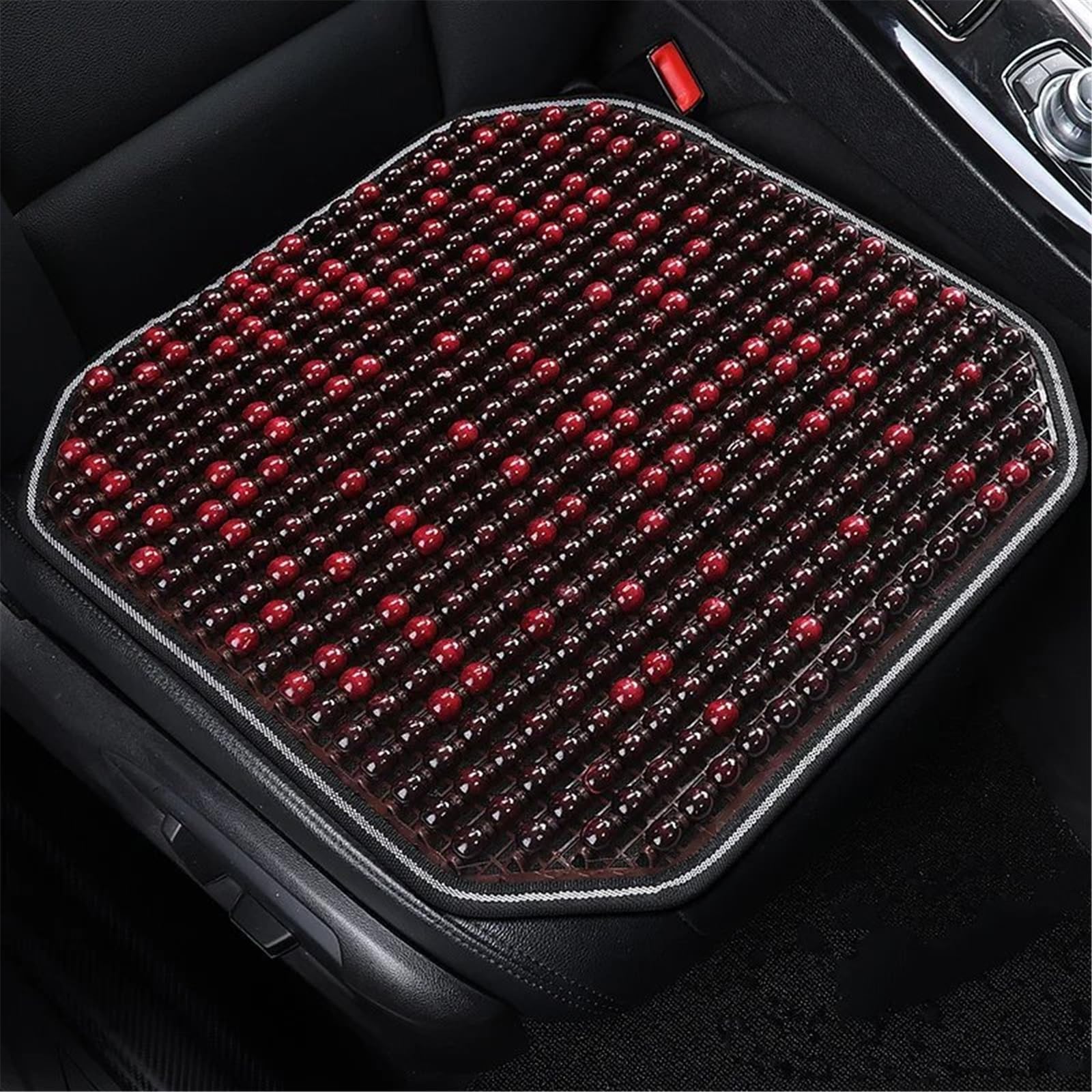 NNBINK Universal Auto Sitzbezug Auto Sitzkissen Atmungsaktive Sitz Matte Automobil Innen Auto Sitz Schutz Pads Auto Kissen Schutz Matte Autositz Sitzauflagen(Red,Front) von NNBINK