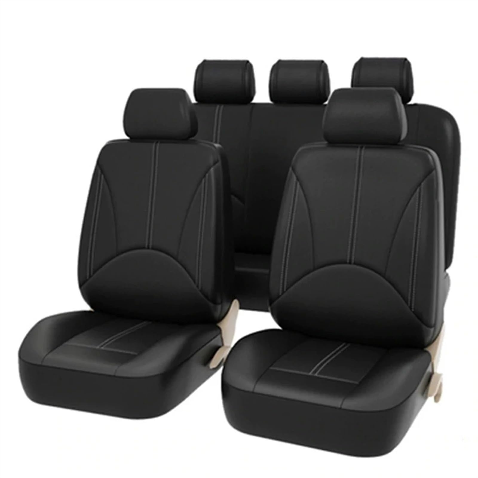 NNBINK Universal Auto Sitzbezug Set Seat Protector Auto Styling Zubehör Auto Vollsitz Schutz Kissen Pad Auto Vordersitz Abdeckung Autositz Sitzauflagen(Full Set) von NNBINK