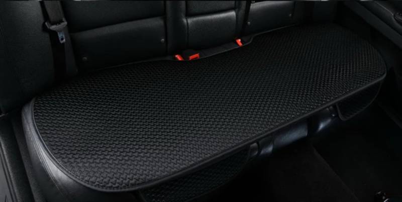 NNBINK Universal Auto Sitzbezug Vorne Hinten Atmungsaktive Kissen Schutz Matte Pad Auto Innen LKW SUV Van Auto Sitz Schutz Pads Autositz Sitzauflagen(Black,Rear) von NNBINK