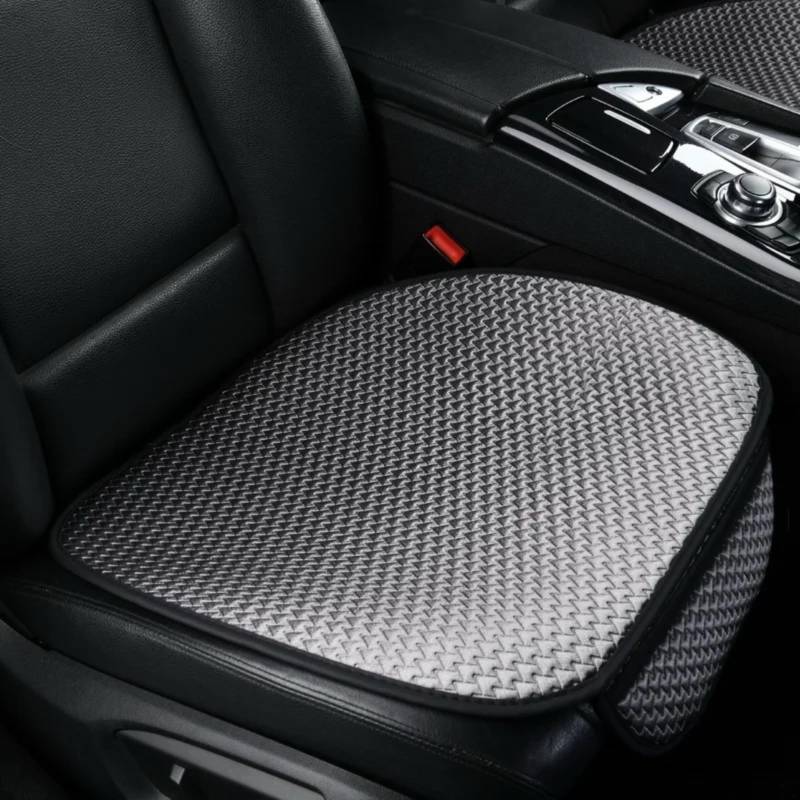 NNBINK Universal Auto Sitzbezug Vorne Hinten Atmungsaktive Kissen Schutz Matte Pad Auto Innen LKW SUV Van Auto Sitz Schutz Pads Autositz Sitzauflagen(Gray,Front) von NNBINK