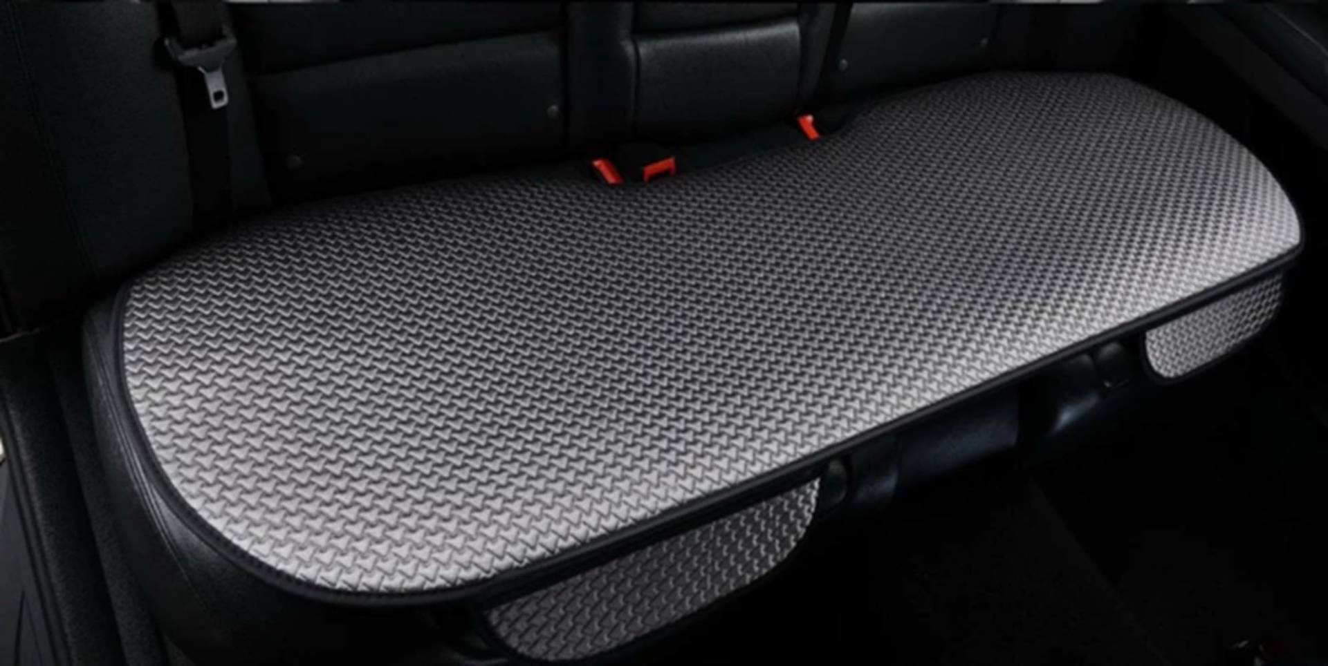 NNBINK Universal Auto Sitzbezug Vorne Hinten Atmungsaktive Kissen Schutz Matte Pad Auto Innen LKW SUV Van Auto Sitz Schutz Pads Autositz Sitzauflagen(Gray,Rear) von NNBINK