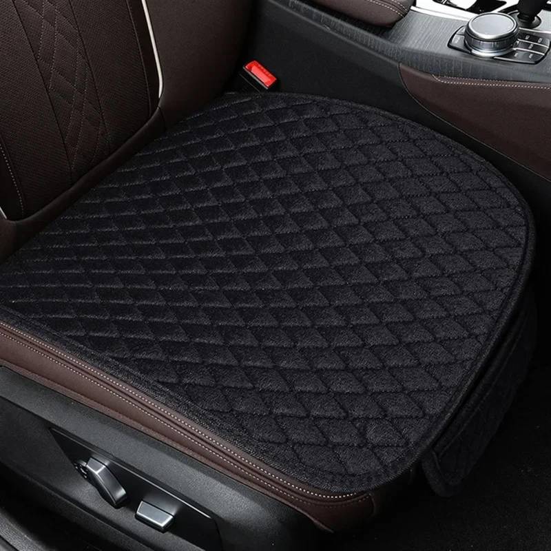 NNBINK Universal Auto Sitzkissen Atmungsaktive Sitzbezüge Kissen Front Fahrer Sitz Kissen Auto Innen Zubehör Auto Sitzkissen Autositz Sitzauflagen(Black) von NNBINK