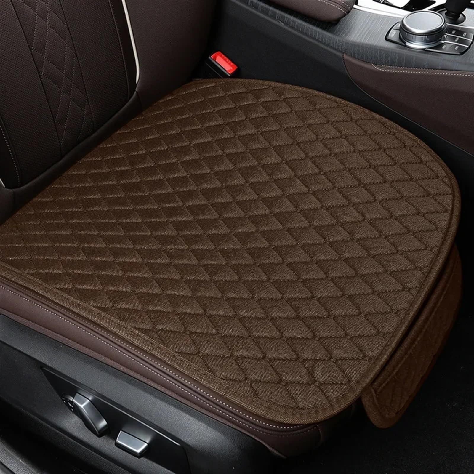 NNBINK Universal Auto Sitzkissen Atmungsaktive Sitzbezüge Kissen Front Fahrer Sitz Kissen Auto Innen Zubehör Auto Sitzkissen Autositz Sitzauflagen(Brown) von NNBINK