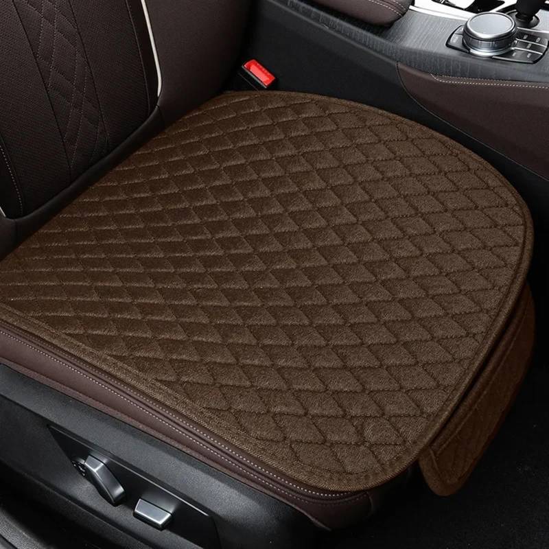 NNBINK Universal Auto Sitzkissen Atmungsaktive Sitzbezüge Kissen Front Fahrer Sitz Kissen Auto Innen Zubehör Auto Sitzkissen Autositz Sitzauflagen(Brown) von NNBINK