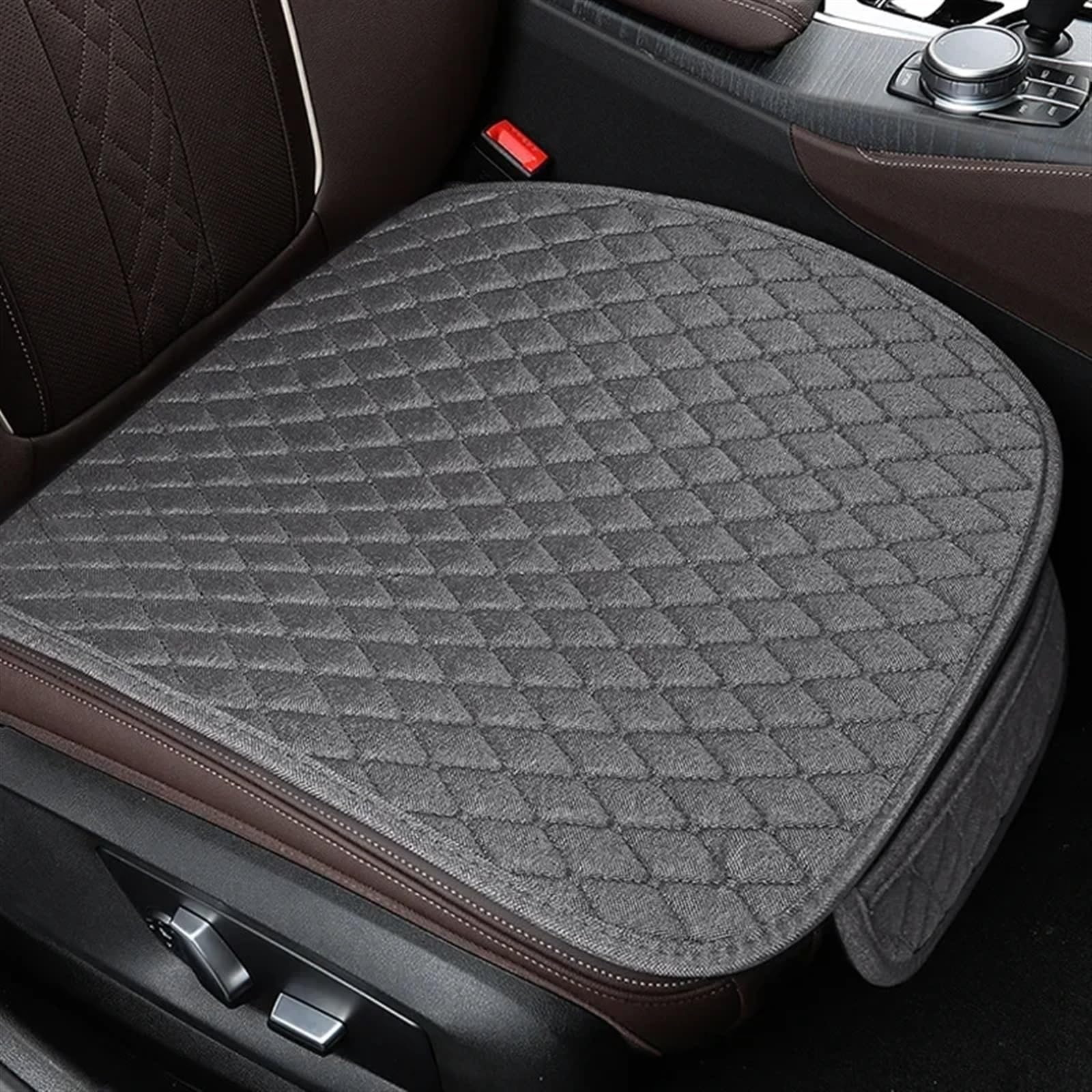 NNBINK Universal Auto Sitzkissen Atmungsaktive Sitzbezüge Kissen Front Fahrer Sitz Kissen Auto Innen Zubehör Auto Sitzkissen Autositz Sitzauflagen(Gray) von NNBINK