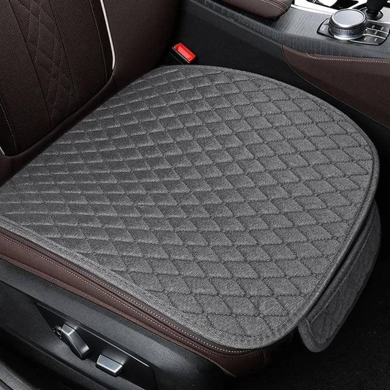 NNBINK Universal Auto Sitzkissen Atmungsaktive Sitzbezüge Kissen Front Fahrer Sitz Kissen Auto Innen Zubehör Auto Sitzkissen Autositz Sitzauflagen(Gray) von NNBINK