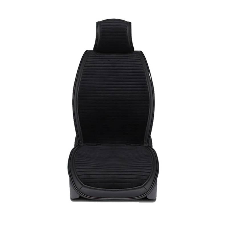 NNBINK Universal Auto Sitzkissen Auto Sitz Abdeckung Automobil Innen Auto Sitz Schutz Pads Auto Vordersitz Abdeckung Auto Kissen Schutz Matte Autositz Sitzauflagen(Black) von NNBINK
