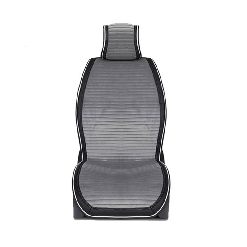 NNBINK Universal Auto Sitzkissen Auto Sitz Abdeckung Automobil Innen Auto Sitz Schutz Pads Auto Vordersitz Abdeckung Auto Kissen Schutz Matte Autositz Sitzauflagen(Gray) von NNBINK