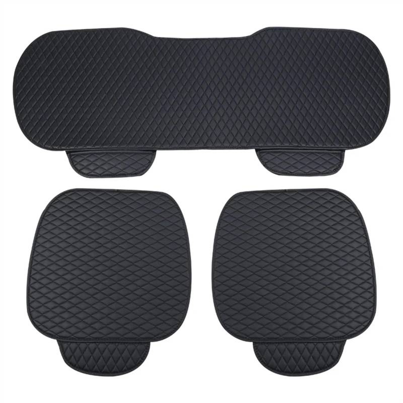 NNBINK Universal Auto Sitzkissen Auto Sitz Abdeckung Komfortable Auto Seat Protector Auto Komplette Set Sitz Schutz Kissen Pad Auto Zubehör Autositz Sitzauflagen(Black) von NNBINK