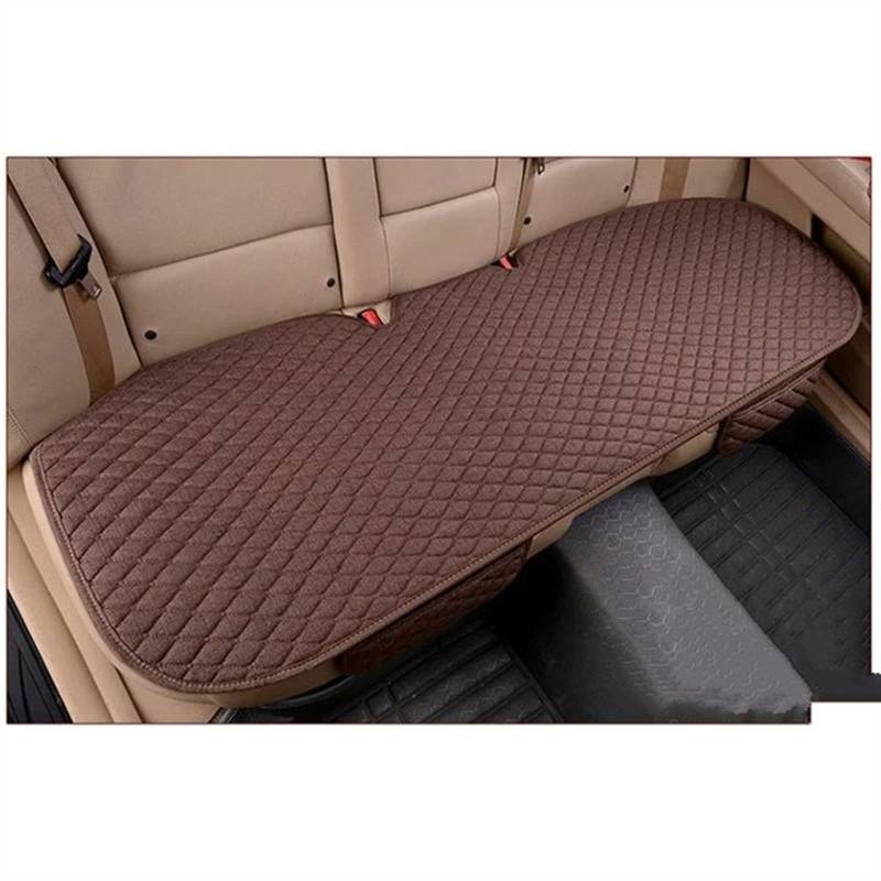 NNBINK Universal Autositzbezug Für Four Seasons Vorne Hinten Kissen Atmungsaktive Schutzmatte Pad Autozubehör Kissen Sitzbezug Autozubehör Autositz Sitzauflagen(Brown,1pc Rear) von NNBINK