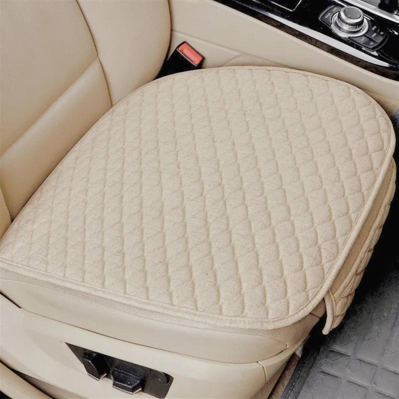 NNBINK Universal Autositzbezug Für Four Seasons Vorne Hinten Kissen Atmungsaktive Schutzmatte Pad Autozubehör Kissen Sitzbezug Autozubehör Autositz Sitzauflagen(White,1pc Front) von NNBINK