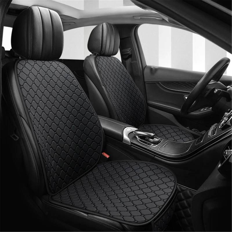 NNBINK Universal-Autositzkissen-Sitzbezug Für Vordersitz, Geeignet Für Alle Jahreszeiten, Auto-Innenraum-Schutzpolster Für Den Autositz Autositz Sitzauflagen(Black) von NNBINK