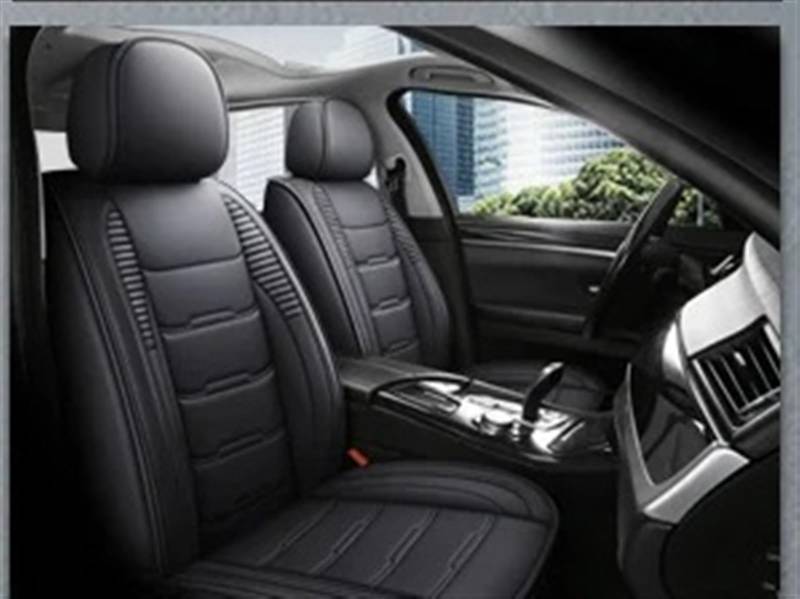 NNBINK Universal Autositzkissen Vier Jahreszeiten Autoabdeckung Sitzkissen Sitzbezug Kissen Auto Komplettset Sitzschutz Kissen Pad Innenraum Autositz Sitzauflagen(Black) von NNBINK