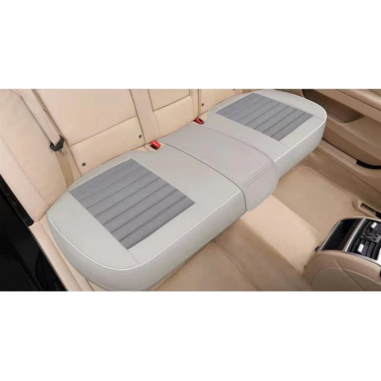 NNBINK Universal Four Seasons Autositzbezug Kissen Stuhlschutz Atmungsaktive Polsterschutz Sitzbezüge Für Auto Auto Vorder-/Rücksitzbezug Autositz Sitzauflagen(Gray,Rear) von NNBINK