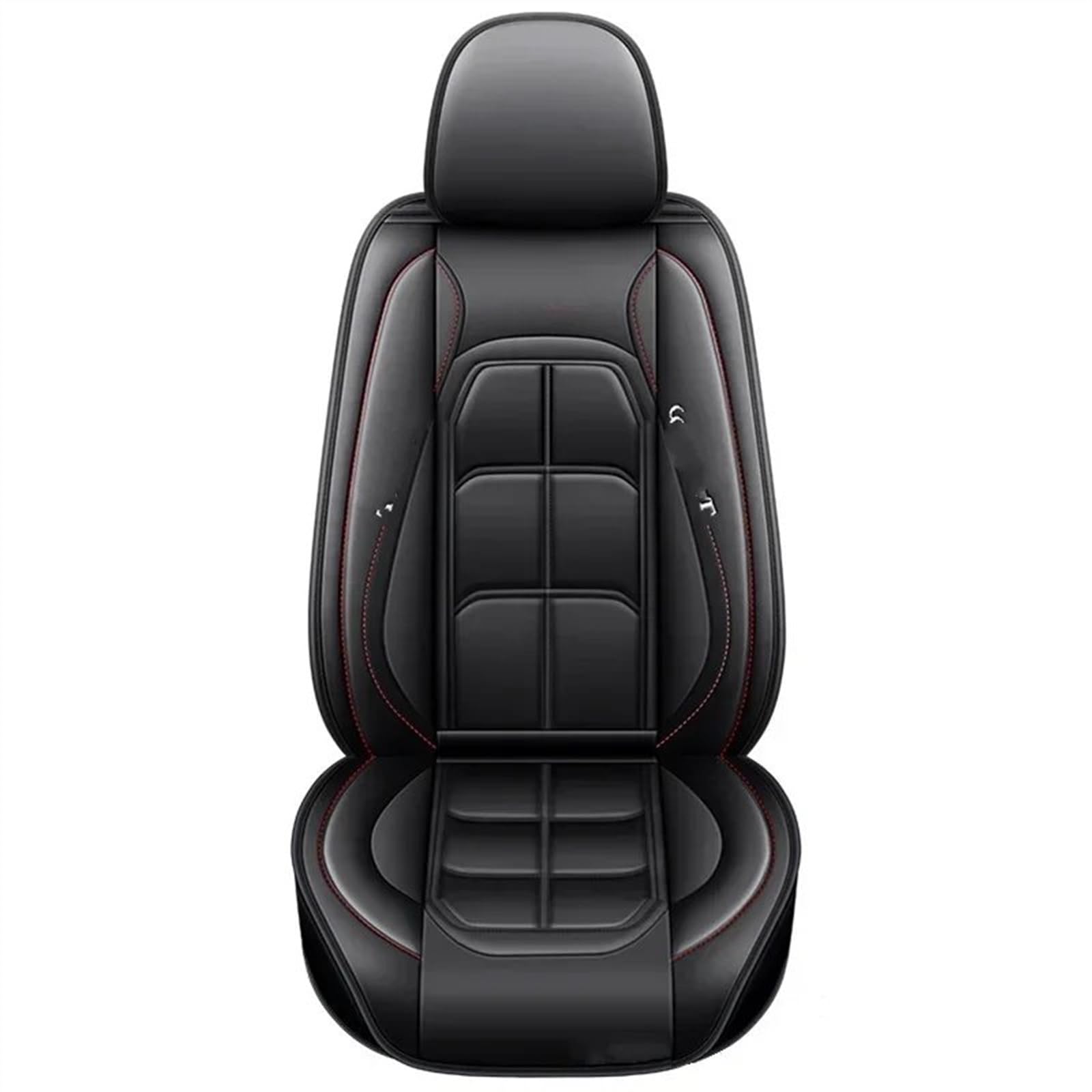 NNBINK Universal Für Fit Autositzbezug Ganzjahres-Schutzmatte Mit Weichem Kissen Komplettpaket Sitzbezug Automobil-Innenraum Autositz-Schutzpolster Autositz Sitzauflagen(Black) von NNBINK