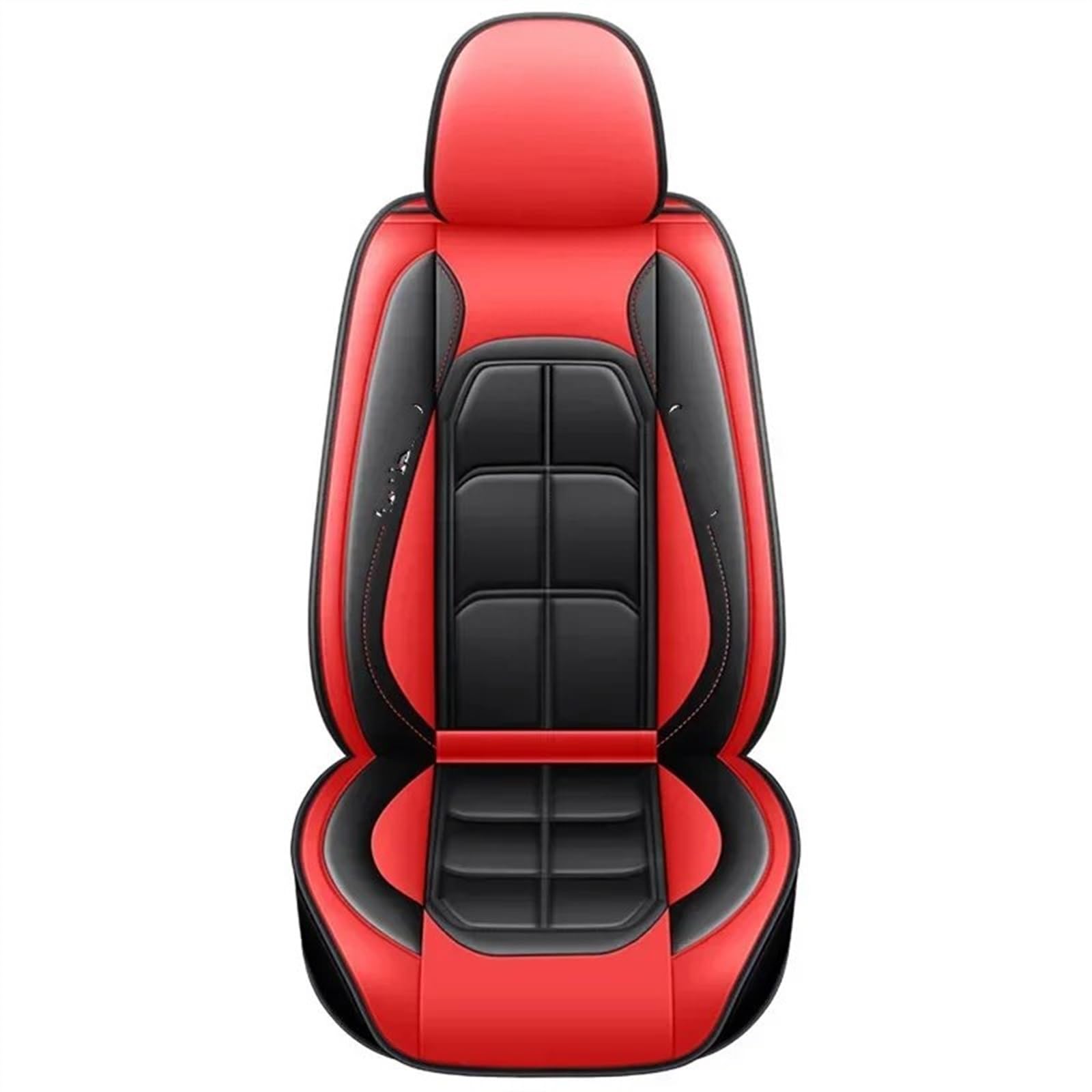 NNBINK Universal Für Fit Autositzbezug Ganzjahres-Schutzmatte Mit Weichem Kissen Komplettpaket Sitzbezug Automobil-Innenraum Autositz-Schutzpolster Autositz Sitzauflagen(Red) von NNBINK