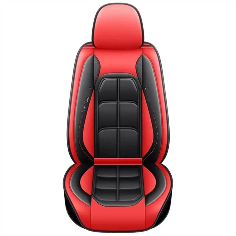 NNBINK Universal Für Fit Autositzbezug Ganzjahres-Schutzmatte Mit Weichem Kissen Komplettpaket Sitzbezug Automobil-Innenraum Autositz-Schutzpolster Autositz Sitzauflagen(Red) von NNBINK
