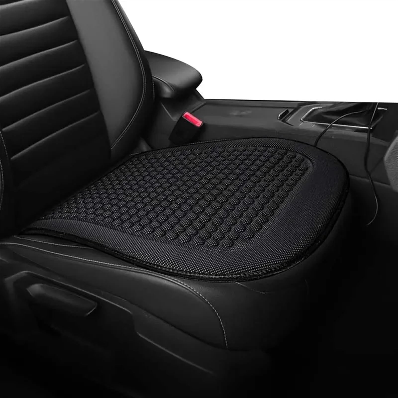 NNBINK Universal Sitzkissen Atmungsaktive Autositzbezüge Bump Massage Autos Sitzbezug Universal Seat Protector Pad Auto Kissen Schutz Matte Autositz Sitzauflagen(Black,Front) von NNBINK