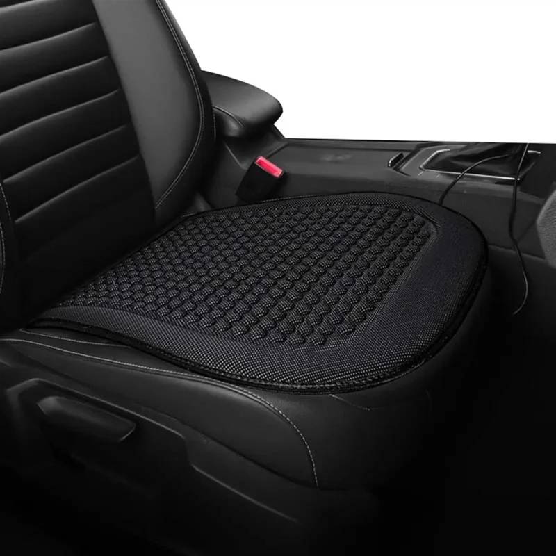 NNBINK Universal Sitzkissen Atmungsaktive Autositzbezüge Bump Massage Autos Sitzbezug Universal Seat Protector Pad Auto Kissen Schutz Matte Autositz Sitzauflagen(Black,Front) von NNBINK