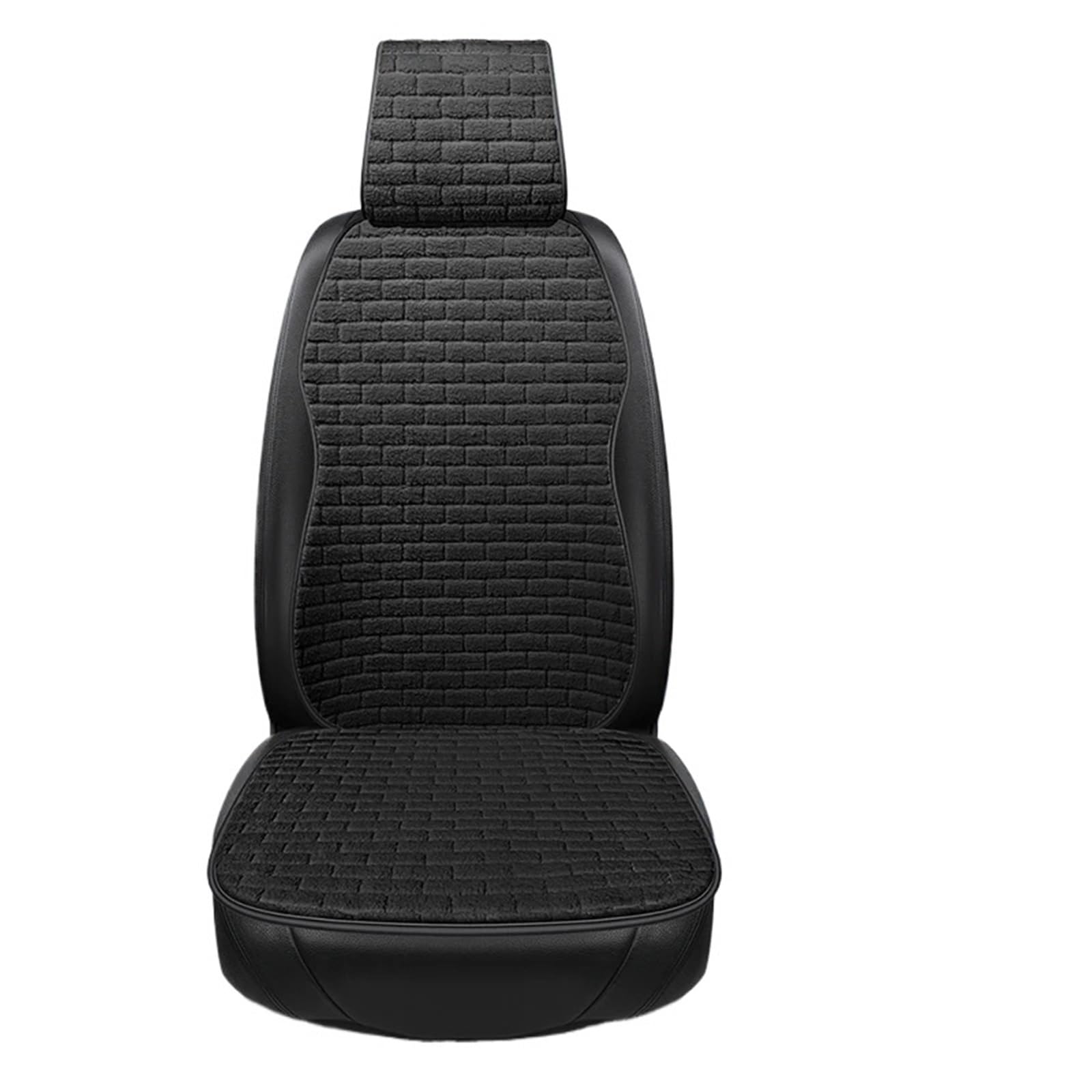 NNBINK Universelle Autositz-Schutzpolster, Autositzkissen, Weicher Schutz, Sitzbezug, Passend Für Die Meisten Autos, Kissen, Automobil-Innenraum Autositz Sitzauflagen(Black) von NNBINK
