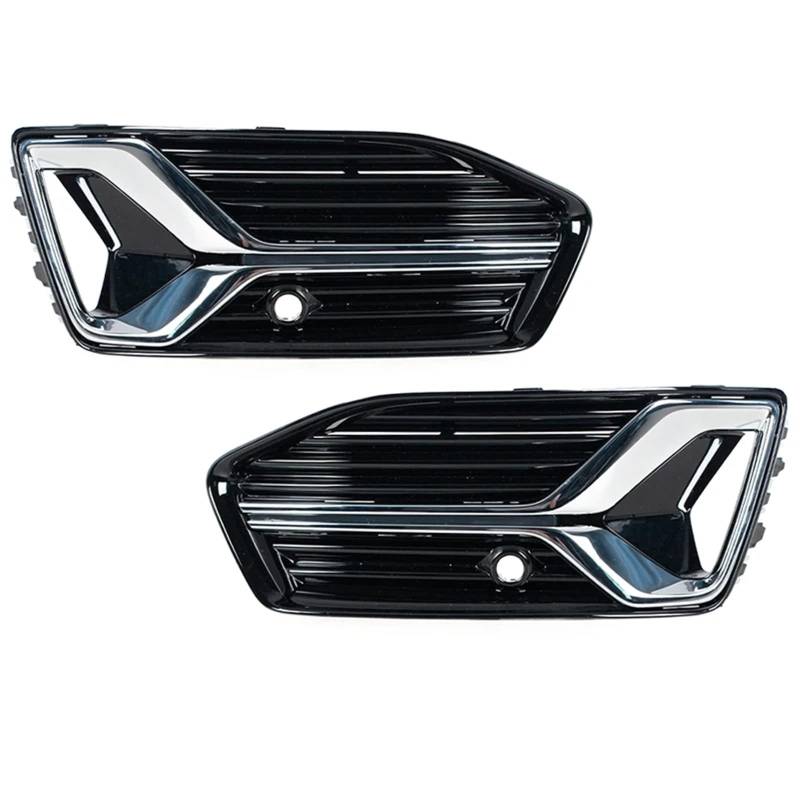 Nebelscheinwerfer Grille Kompatibel Mit A6 C8 Base 2018 2019 2020 2021 2022 2023 4KD807647D Auto-Nebelscheinwerfergitter Auto Vorne Links Oder Rechts Stoßstange Nebelscheinwerfergitter(Left and right) von NNBINK