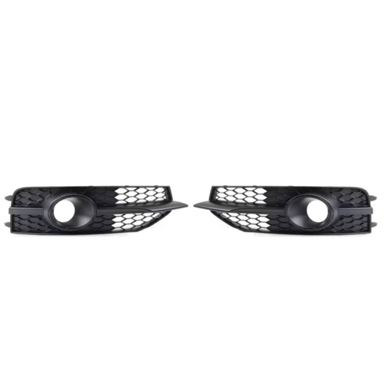 Nebelscheinwerfer Grille Kompatibel Mit A7 S7 Kompatibel Mit SLine 2011–2014, Nebelscheinwerfermaske, Gitter, Frontstoßstange, Nebelscheinwerfer-Abdeckrahmen, 4G0807681E9B9, 4G0807682K01C(With Hole 1 von NNBINK