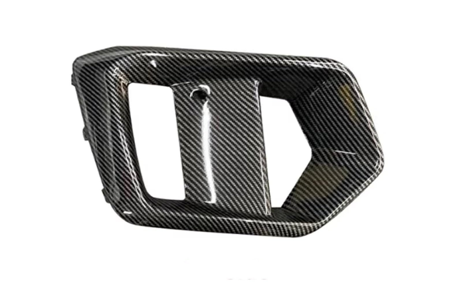 Nebelscheinwerfer Grille Kompatibel Mit Ford Für Focus Für RS 2015–2018, Nebelscheinwerfer, Rahmen, Nebel, Lampenabdeckung, Grill, Kohlefaser-Look(1PCS Left Side) von NNBINK
