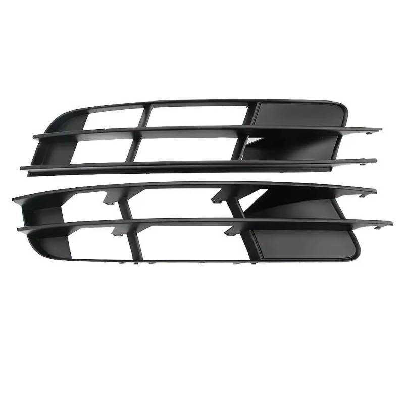 Nebelscheinwerfer Grille Kompatibel Mit Q7 2007 2008 2009 4L0807681 Links Rechts Auto Vorne Unten Stoßstange Nebelscheinwerfer Grillabdeckung Auto Nebelscheinwerfer Kühlergrill Schwarz Montage(1Pair) von NNBINK