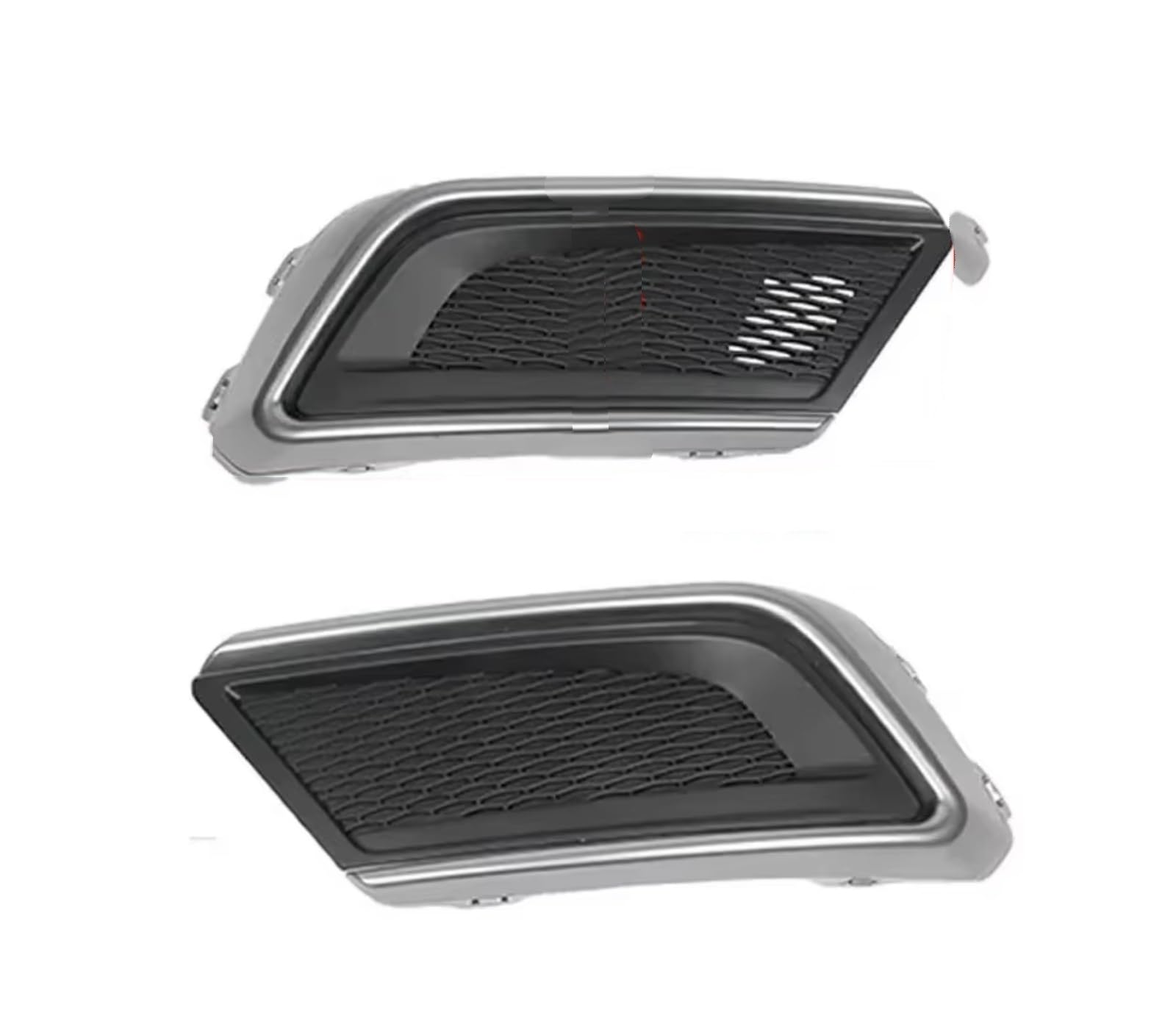 Nebelscheinwerfer Grille Kompatibel Mit Suzuki Für Swift 2013–2019, Ersatz-Auto-Frontstoßstange, Nebelscheinwerfer, Abdeckrahmen, Nebel, Lampengitter, Kein Loch(2PCS Left and Right) von NNBINK