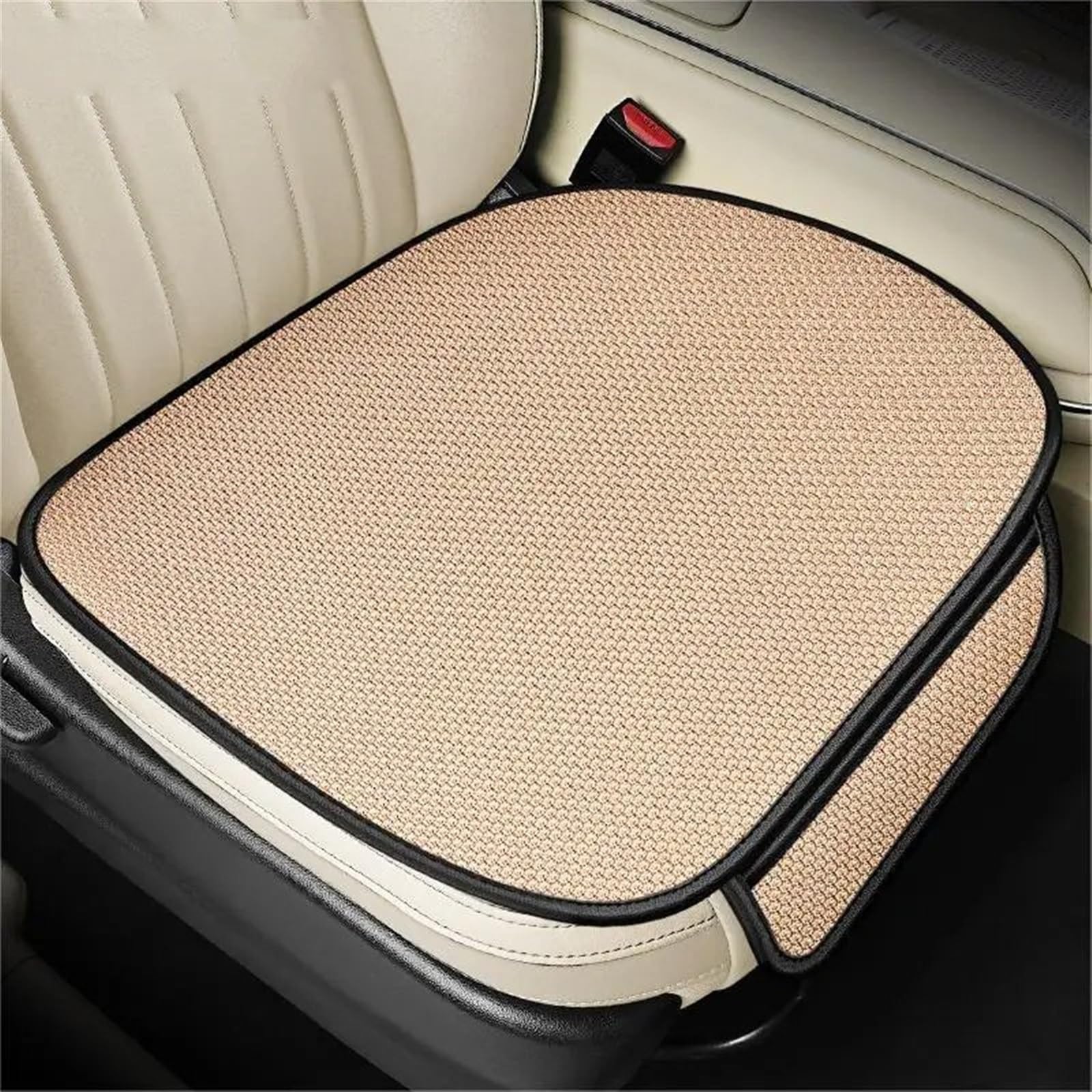 Universelles Autositzkissen, Atmungsaktiv, Komfort-Sitzbezüge Mit Aufbewahrungstasche, Auto-Schutz-Zubehör, Autositz-Schutzpolster, Automobil-Innenraum Autositz Sitzauflagen(Beige,1pc front seat pad) Universelles Autositzkissen, Atmungsaktiv, Komfort-Sitzbezüge Mit Aufbewahrungstasche, Auto-Schutz-Zubehör, Autositz-Schutzpolster, Automobil-Innenraum Autositz Sitzauflagen(Beige,1pc front seat pad) von NNBINK