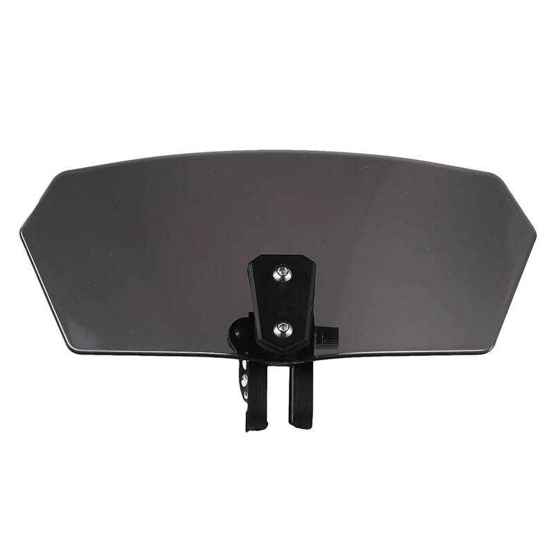 Motorrad Windschutzscheibe Kompatibel Mit Suzuki Für MT09 Für GS800 1200 Luftstrom Verstellbarer Windschutzscheiben-Windabweiser Universeller Motorrad-Windschutzscheiben-Motorrad-Spoiler(Smoke) von NNJIEUPO