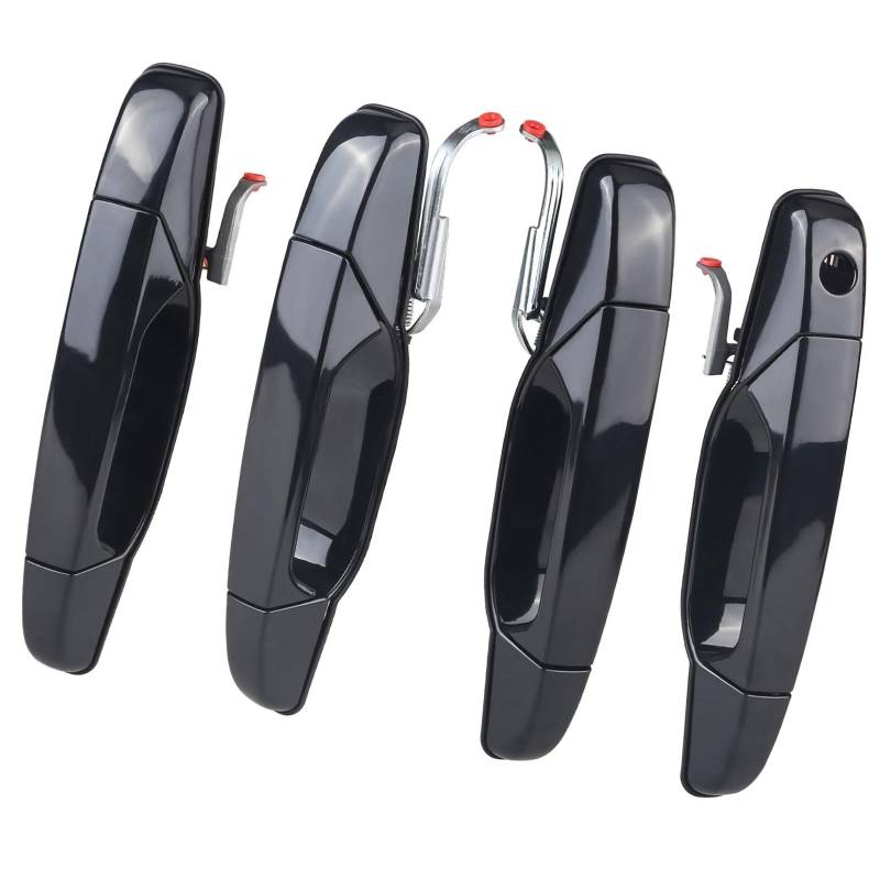 NNJIEUPO Auto-Außengriff Kompatibel Mit Cadillac Für Escalade 2007 2008 2009 2010 2011 2012 2013 4PCS Auto Externe Griff Auto Zubehör 20828237 von NNJIEUPO