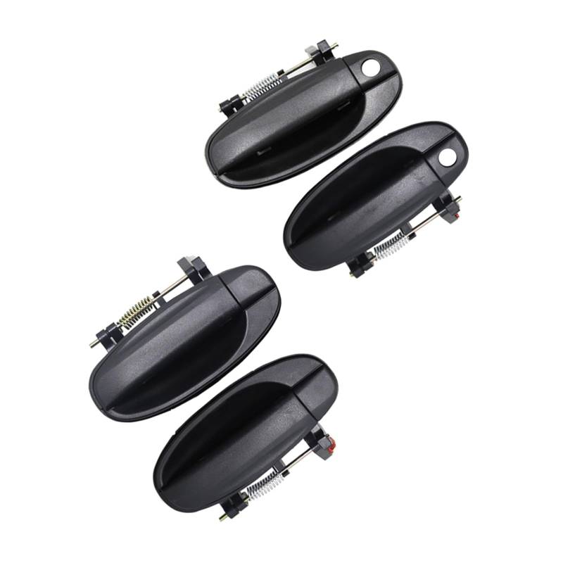 NNJIEUPO Auto-Außengriff Kompatibel Mit Chevrolet Für Aveo 2003 2004 2005 2006 2007 2008 2009 2010 4-TLG. Auto-Set Außentürgriff Autozubehör 96541632 96541631 von NNJIEUPO