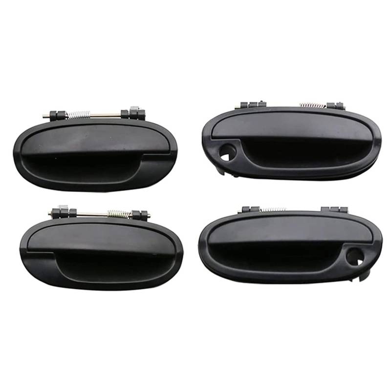 NNJIEUPO Auto-Außengriff Kompatibel Mit Chevrolet Für Spark 2006 2007 2008 2009 Auto-Set Außentürgriff Autozubehör 96601472 96601473 96601474 96601475 von NNJIEUPO