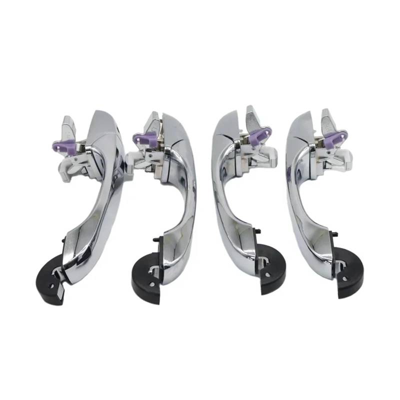 NNJIEUPO Auto-Außengriff Kompatibel Mit Dodge Für Charger 2007 Auto Vorne Hinten Links Rechts Außentürgriffe Autozubehör 4589009AG 5065800AG 5065801AG von NNJIEUPO