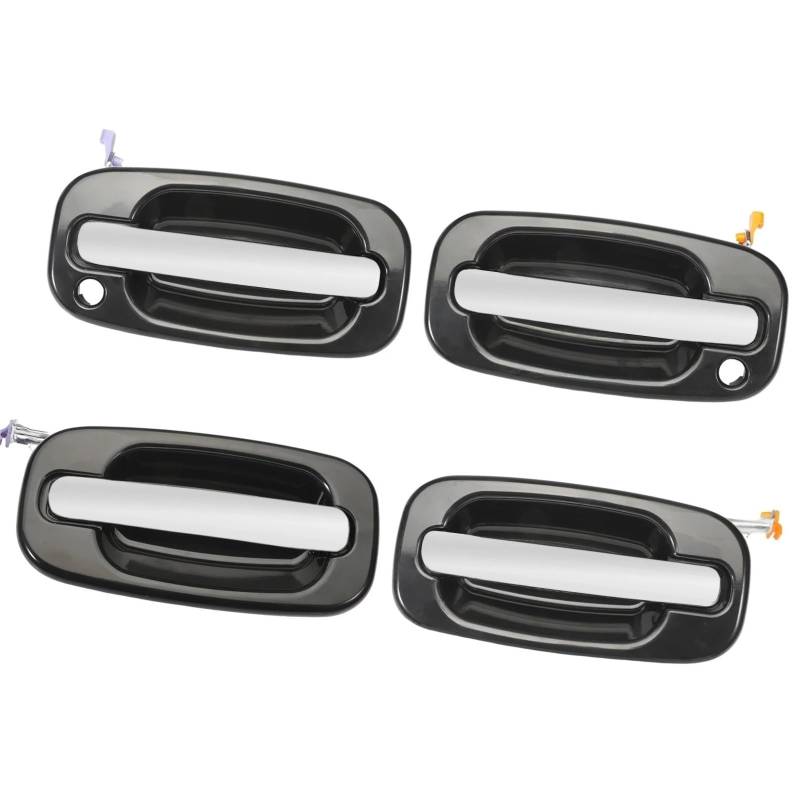 NNJIEUPO Auto-Außengriff Kompatibel Mit Gmc Für Sierra 1500 2500 3500 1999 2000 2001 2002 2003 2004 2005 2006 2007 4 Stück Außentürgriffe 15745149 1518241 von NNJIEUPO