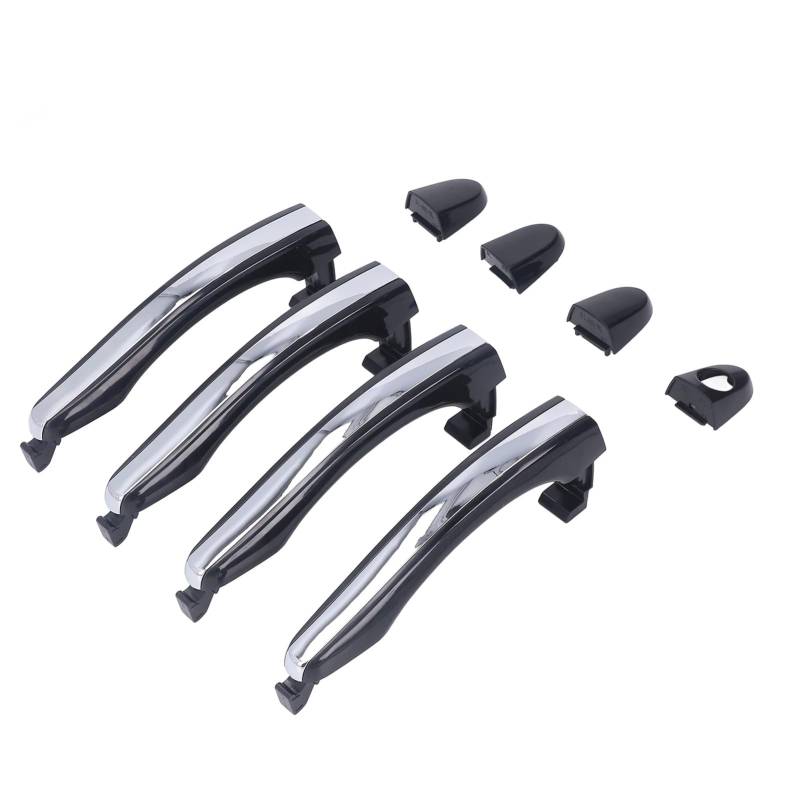 NNJIEUPO Auto-Außengriff Kompatibel Mit Hyundai Für Azera SE Limousine 4-türig 2006 2007 2008 4-teiliger Außentürgriff Auto-Außenzubehör Ersatz 82651-3L000 von NNJIEUPO