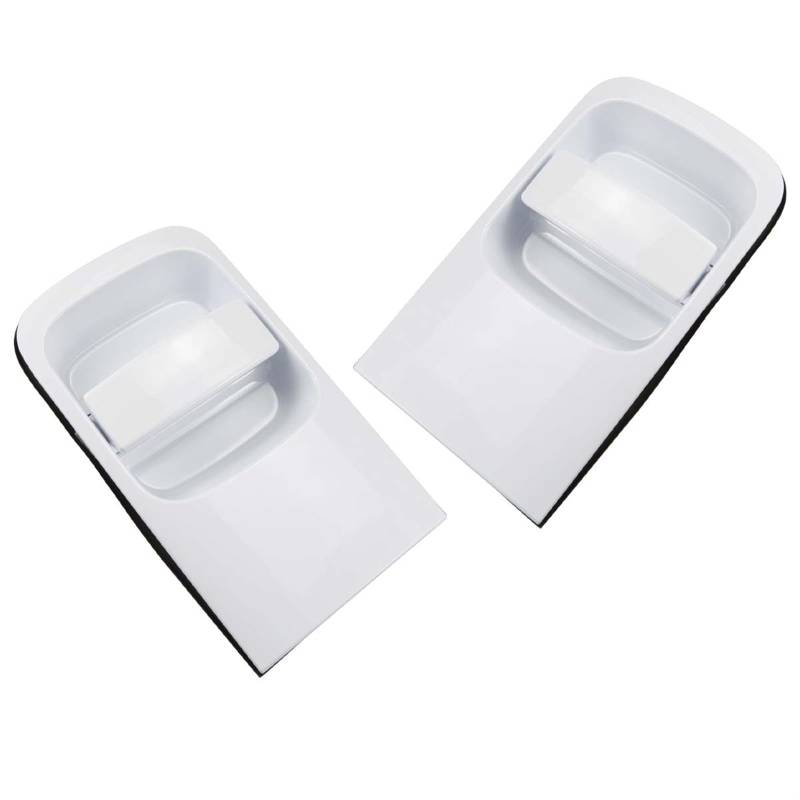NNJIEUPO Auto-Außengriff Kompatibel Mit Hyundai Für Grand Für Starex Für I800 2007 2008 2009 2010 2011 2012 2013 2014 2015 2016 2017 2018 Schiebetür-Außengriff(White,1 Pair) von NNJIEUPO