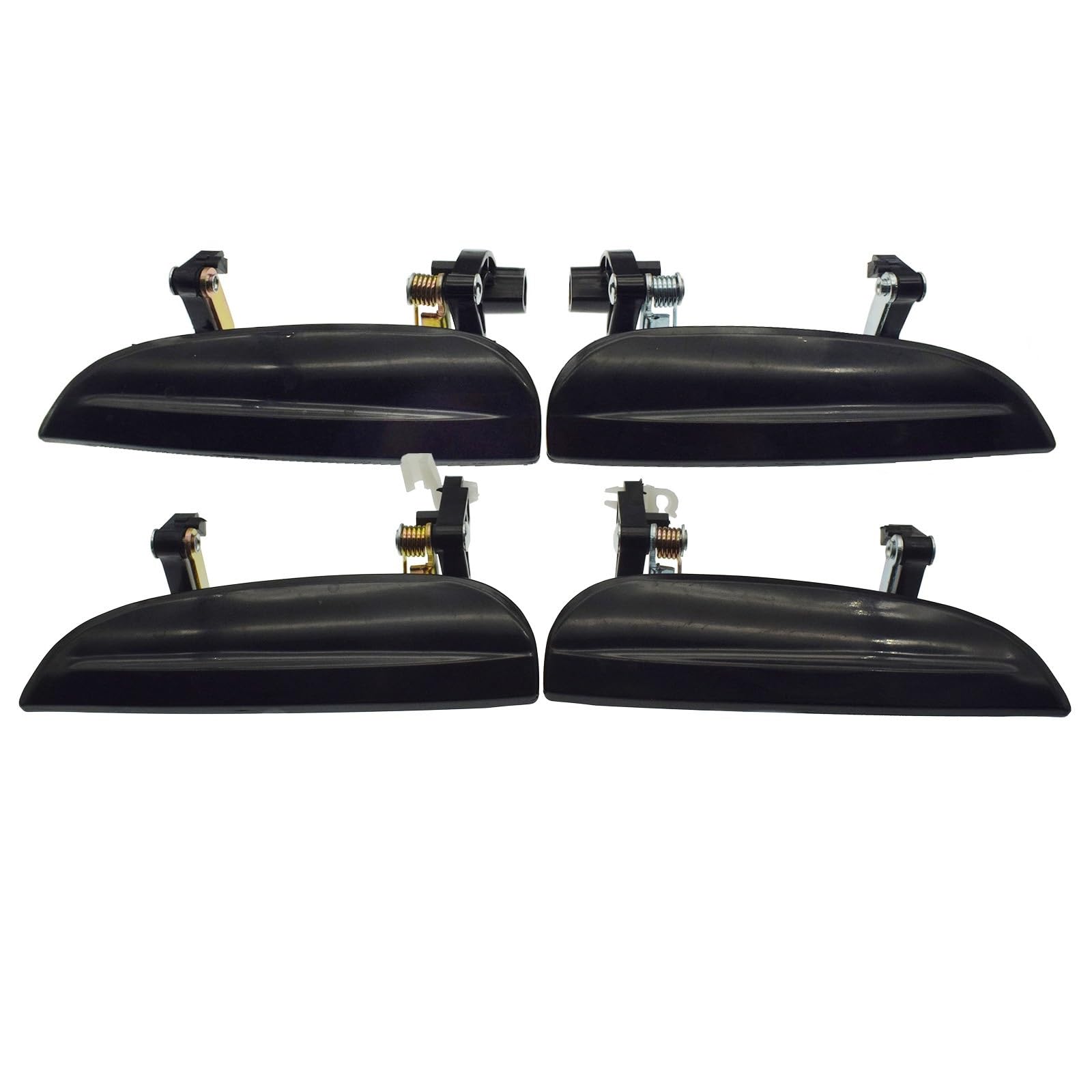 NNJIEUPO Auto-Außengriff Kompatibel Mit Kia Für Rio 1.6L 2003 2004 2005 Vorne Hinten Links Rechts Außen Außentürgriff 82660-FD010 82650-FD010(Front Rear 4PCS) von NNJIEUPO
