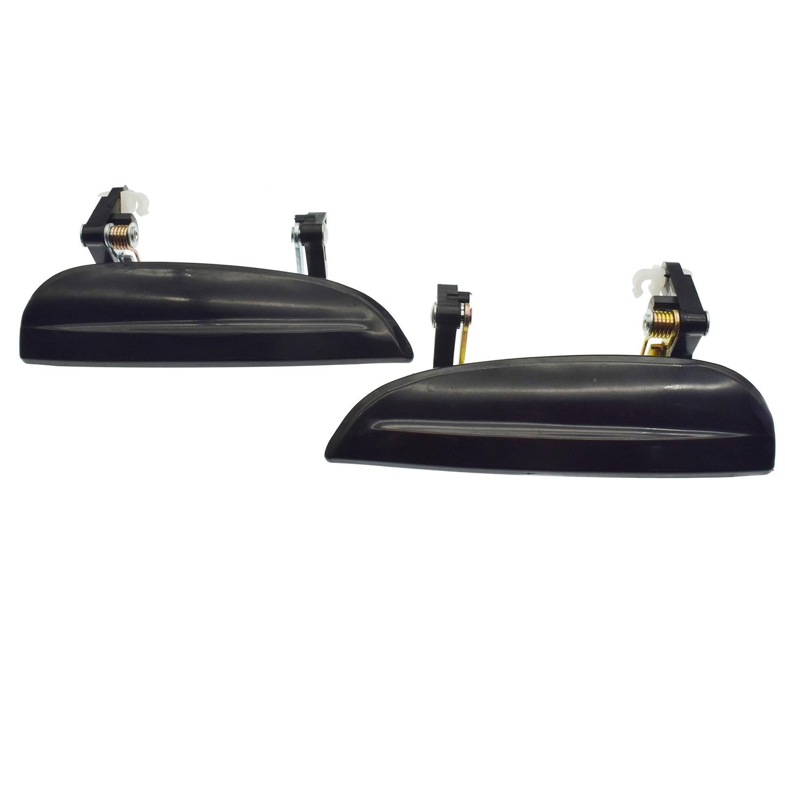 NNJIEUPO Auto-Außengriff Kompatibel Mit Kia Für Rio 1.6L 2003 2004 2005 Vorne Hinten Links Rechts Schwarz Äußerer Außentürgriff Autozubehör 82660-FD010 82650-FD010(Front Left Right 2PC) von NNJIEUPO