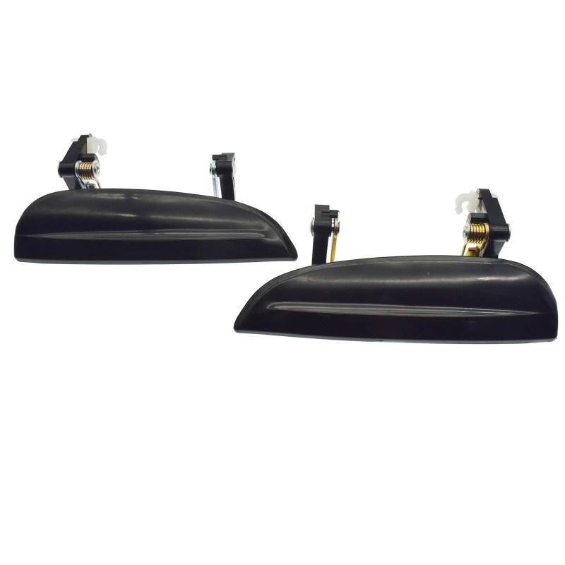 NNJIEUPO Auto-Außengriff Kompatibel Mit Kia Für Rio 1.6L 2003 2004 2005 Vorne Hinten Links Rechts Schwarz Äußerer Außentürgriff Autozubehör 82660-FD010 82650-FD010(Front Left Right 2PC) von NNJIEUPO