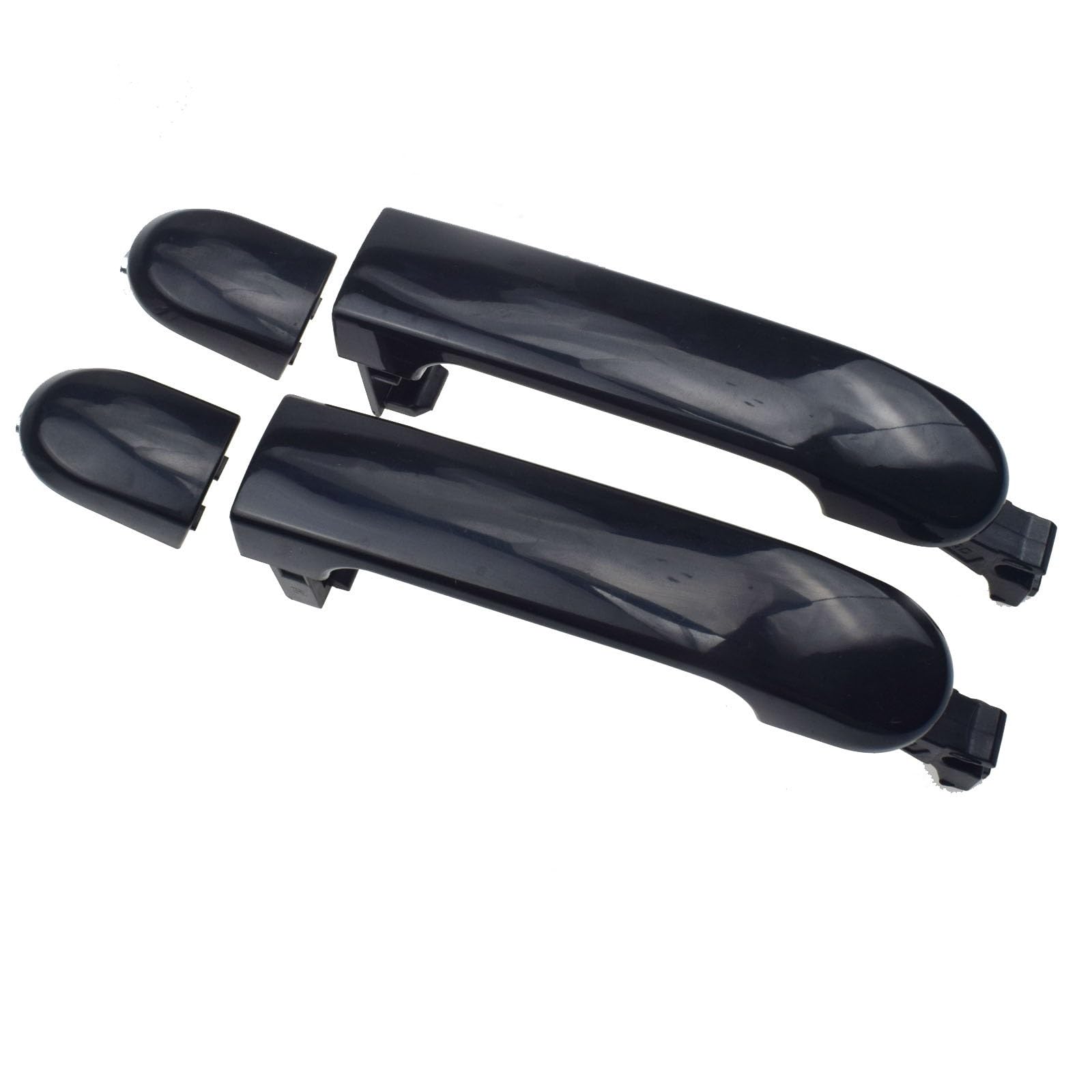 NNJIEUPO Auto-Außengriff Kompatibel Mit Nissan Für Versa 1.8 S 1.8 SL 2012, Vorne Hinten Links Rechts, Auto Außen, Äußere Außentürgriffe 82641EL12A 82646-EL12B 82641-EL12A(Rear Pair 2PCS) von NNJIEUPO