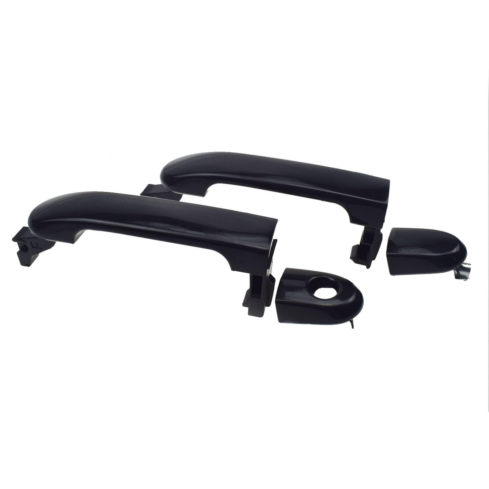 NNJIEUPO Auto-Außengriff Kompatibel Mit Nissan Für Versa Für Limousine 2011 2012 Vorne Hinten Links Rechts Auto-Außentürgriffe 82641EL12A 82646-EL12B 82641-EL12A(Front Pair 2pcs) von NNJIEUPO