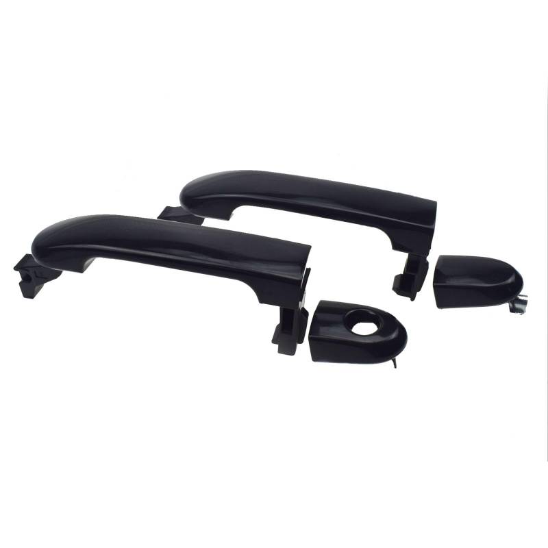 NNJIEUPO Auto-Außengriff Kompatibel Mit Nissan Für Versa Für Limousine 2011 2012 Vorne Hinten Links Rechts Auto-Außentürgriffe 82641EL12A 82646-EL12B 82641-EL12A(Front Pair 2pcs) von NNJIEUPO