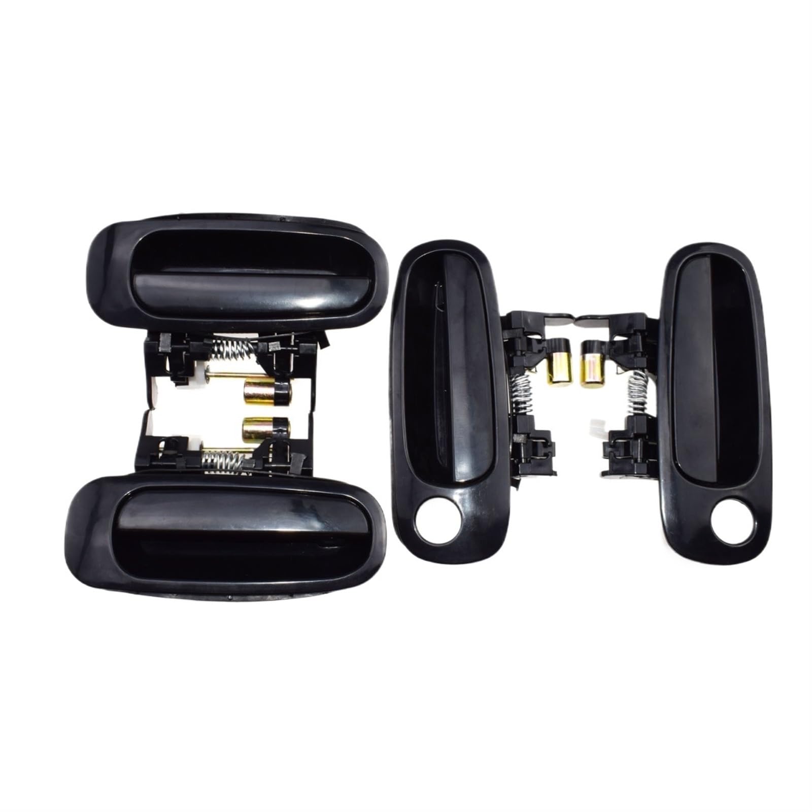 NNJIEUPO Auto-Außengriff Kompatibel Mit Toyota Für Corolla 1998 1999 2000 2001 2002 Vorne Hinten Links Rechts Auto Außentürgriff 69210-02040 69240-02040(Front Rear 4pcs) von NNJIEUPO