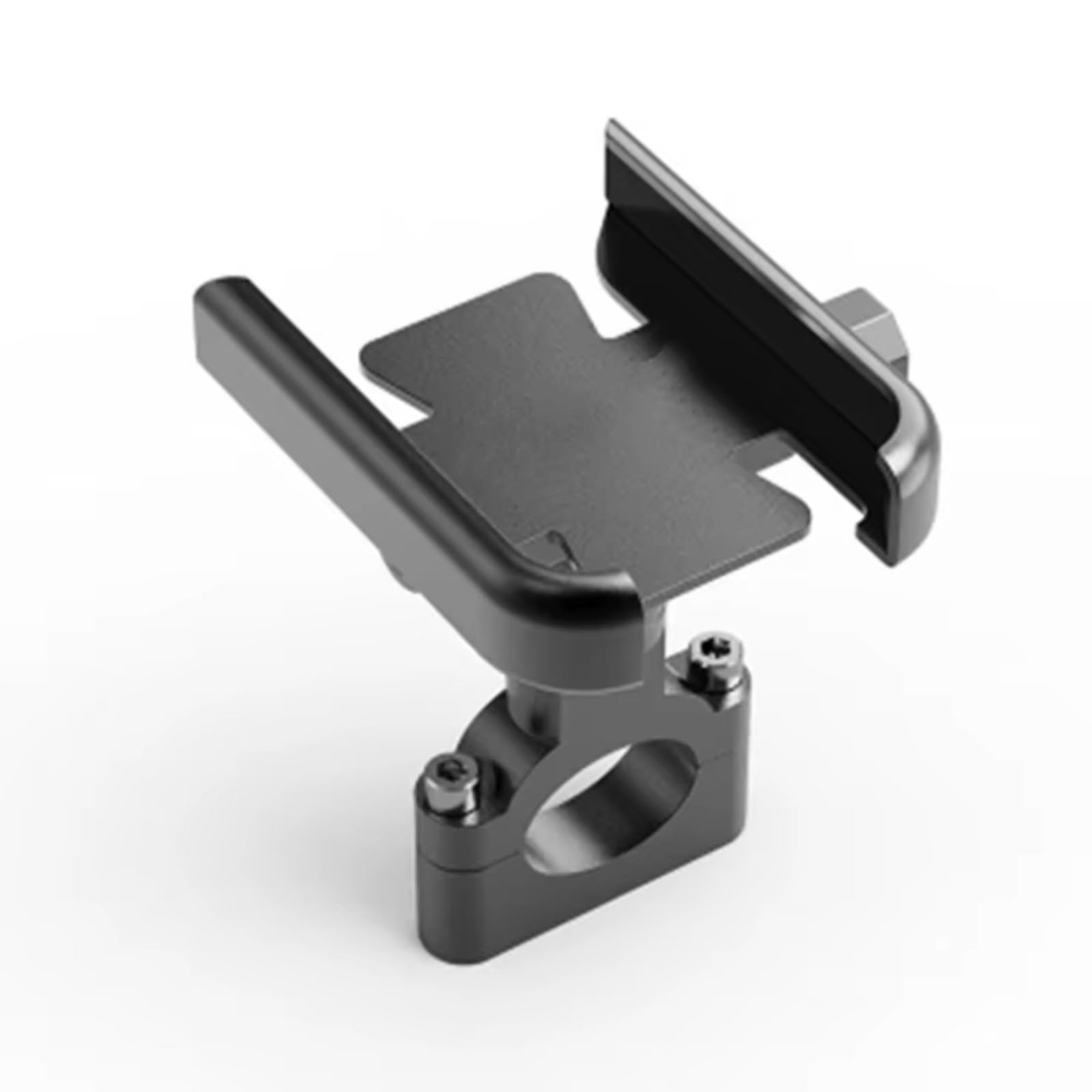 NNJIEUPO Motorrad Handyhalterung Für CB 125F 2019 2020 2021 2022 2023 2024 Motorrad Telefon Halter Lenker GPS Motorrad Zubehör Navigation Halterung(Black,Handlebar) von NNJIEUPO