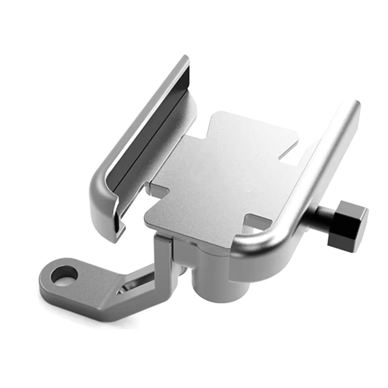 NNJIEUPO Motorrad Handyhalterung Für CL250 Für CL300 2022 2023 Motorrad Spiegel Halter Lenker Telefon Halter GPS Stand Halterung Zubehör Universal Navigation Halterung(Silver,Mirror Holder) von NNJIEUPO