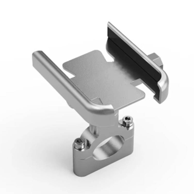 NNJIEUPO Motorrad Handyhalterung Für Integra 750D 750C 750T Für NC750D Motorrad Handy Halter GPS Navigation Montage Halterung Zubehör Universal(Silver,Handlebar) von NNJIEUPO