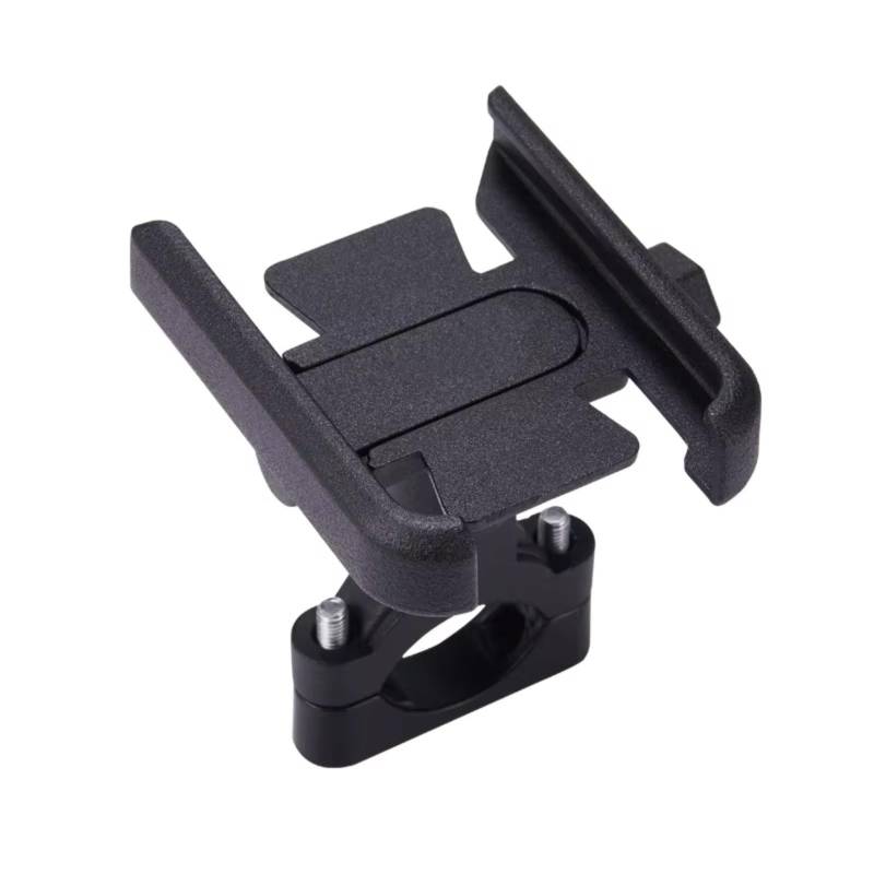 NNJIEUPO Motorrad Handyhalterung Kompatibel Mit Yamaha Für FZ1 Für FZ6 Für FZ6R Für FZ8 Für FZ750 Für FZR1000 Motorrad Handyhalter GPS Navigations Montagehalterung(Black,Handlebar) von NNJIEUPO