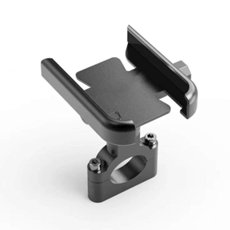 NNJIEUPO Motorrad Handyhalterung Kompatibel Mit Yamaha Für FZ6 Für FZ 6 Motorradlenker Handyhalter GPS Navigation Montagehalterung Zubehör(Black,Handlebar) von NNJIEUPO